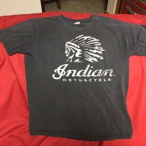 Vintage INDIAN motorcycle tshirt